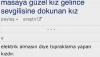 masaya güzel kız gelince sevgilisine dokunan kız / #1670381