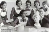 1937 yılında moda dersi gören cumhuriyet kızları