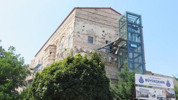 800 yıllık tekfur sarayına asansör yapmak