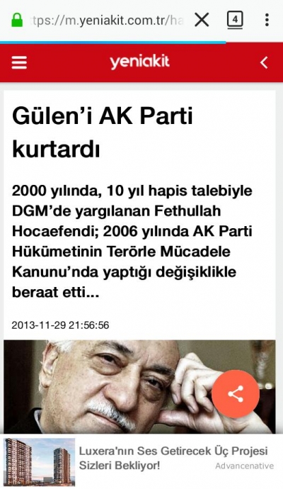 akp liyim akit bana göre fetöcü gazetedir