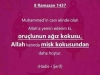 leş gibi ağız kokusuyla oruç tut müslümanım de / #1442745