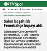 fener in sahasında kupa kaldıran takım / #2158316