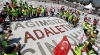 adalet yürüyüşüne türk bayrağı alınmaması / #1474879