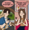 kız sevgiliyle kaşarlı tost yapmak / #2240742