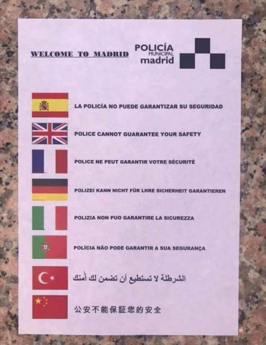 madrid te polis broşüründeki türkiye algısı