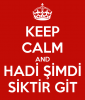 hadi şimdi siktir git