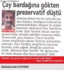çay bardağına gökten prezervatif düştü / #1077050