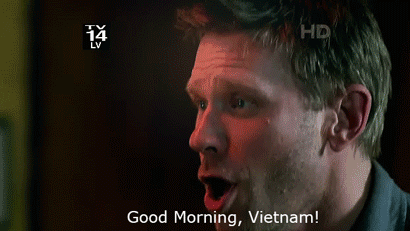 Good morning vietnam будильник люцифер. Люцифер сверхъестественное Гуд морнинг Вьетнам. Доброе утро Вьетнам Люцифер. Люцифер сверхъестественное доброе утро Вьетнам. Доброе утро Вьетнам гиф.