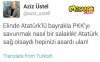 aziz üstel in chp hdp mitingi tweeti / #1246402