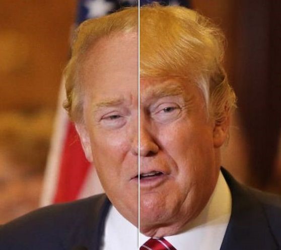 Дональд трамп без парика