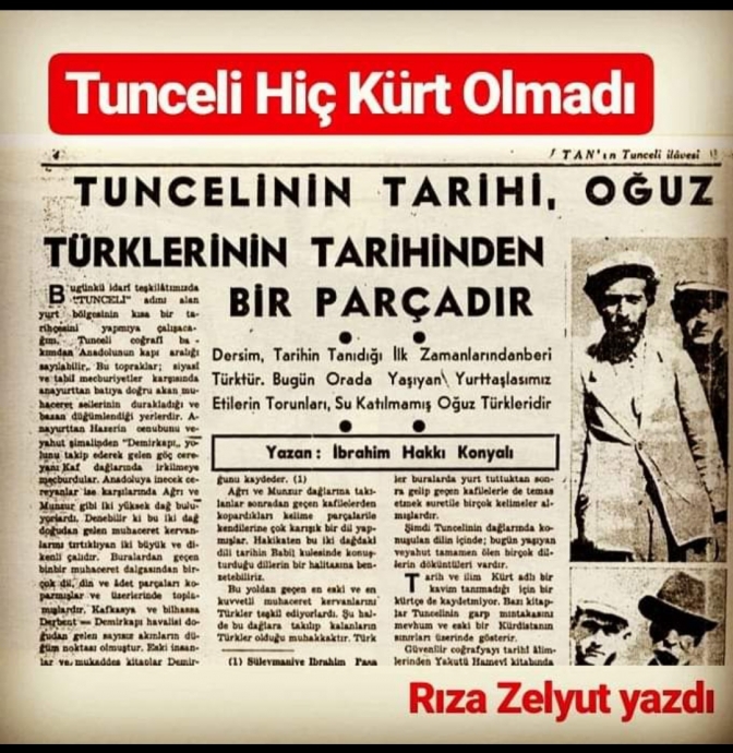 tuncelilerin türk düşmanı olması