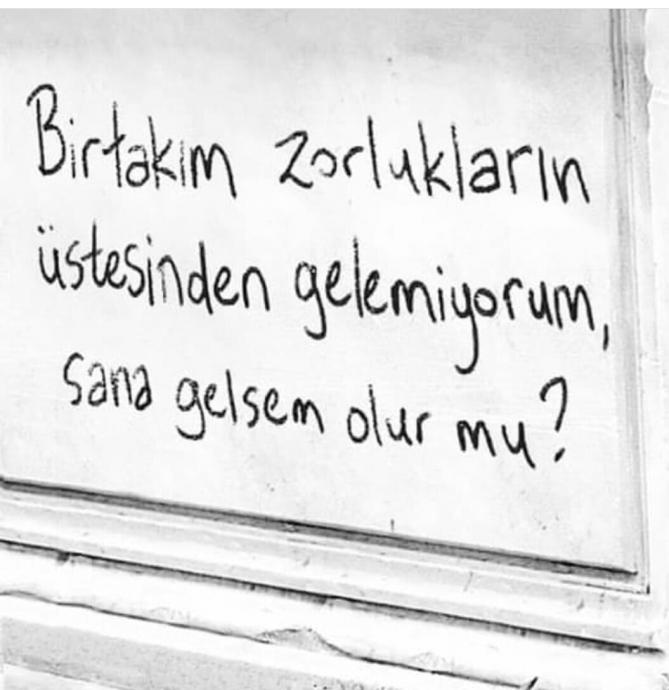 ben bu yazıyı sana yazdım