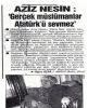 gerçek müslüman atatürk ü sevmez / #1418442