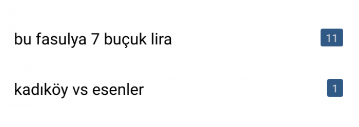 başlıkları alt alta okumak