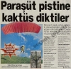 paraşüt pistine kaktüs diktiler / #2124949