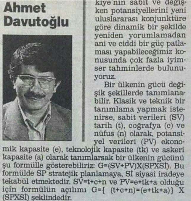 davutoğlu nun beyin yakan güçlü türkiye formülü