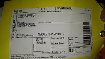 pkk lı leşinin evine ptt kargo ile gönderilmesi