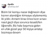 başa gelen güzel şeyleri herkese anlatmak