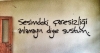gecenin duvar yazısı / #1311397