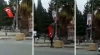 rte nin afişini yırtmaya çalışan chpli kadın / #1829810