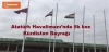 atatürk havalimanına kürdistan bayrağı çekilmesi