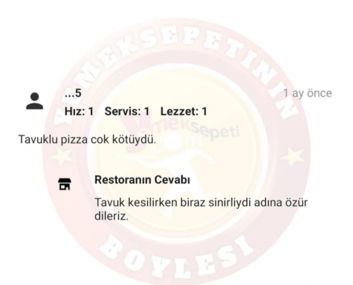 Yemek Sepeti Siparis Iptali Talebi Sikayetvar