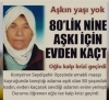 aşkı için evden kaçan 80 yaşındaki nine / #1991676