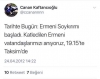 kaftancıoğlu nun ermeni soykırımı tweeti yok / #2147876
