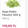 kilosu 220 tl olan ayşekadın fasülyesi / #2198071