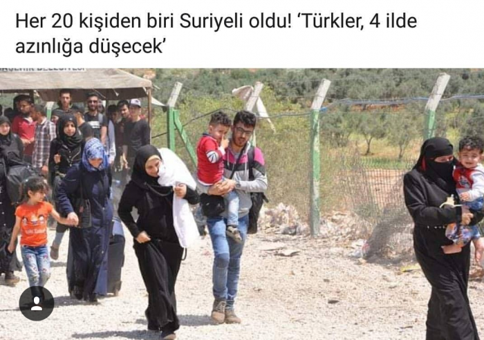 sokaktaki her 20 kişiden birinin suriyeli olması