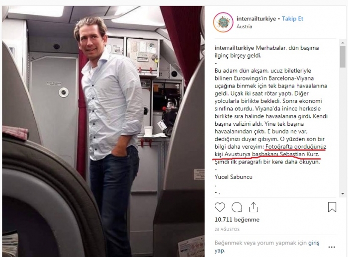 avusturya başbakanının çapulcu olması