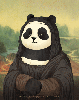 hamile taklidi yapan panda