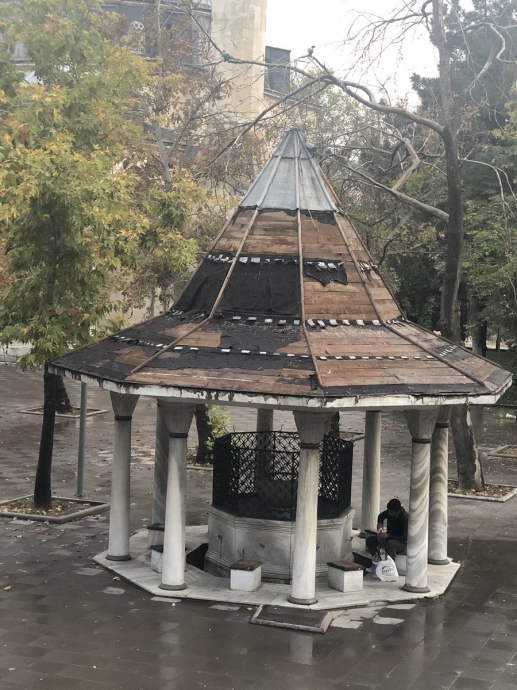 mimar sinan eseri şadırvan kurşunlarının çalınması