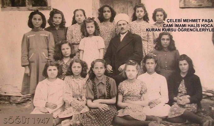 1947 yılı kuran kursu fotoğrafı