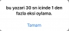 bu yazari 30 sn icinde 1 den fazla eksi oylama / #2232529