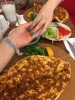 sevgili ile yenen lahmacun