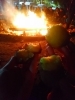 kamp ateşinde patates pişirmek