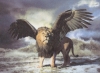 serengeti düzlüklerinde uçan aslan paniği / #1977607