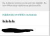 whatsapp durumunun geri gelmesi / #1357621