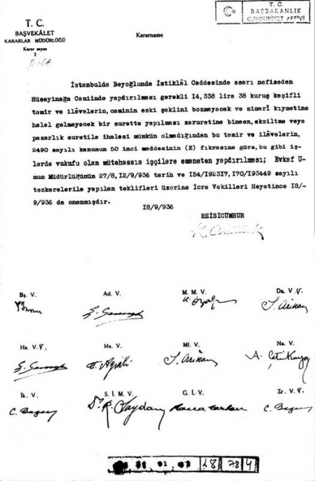 atatürk ün tamir ettirdiği camiler