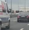 istanbul da ambulansı sıkıştıran mercedes sürücüsü / #1814845