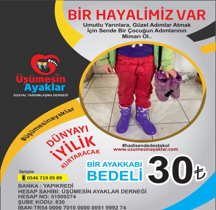 üşümesin ayaklar derneği