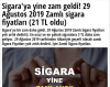 29 ağustos 2019 sigara zammı