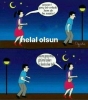 tedirgin olmasın diye önde yürüyen kadını geçmek / #1671506