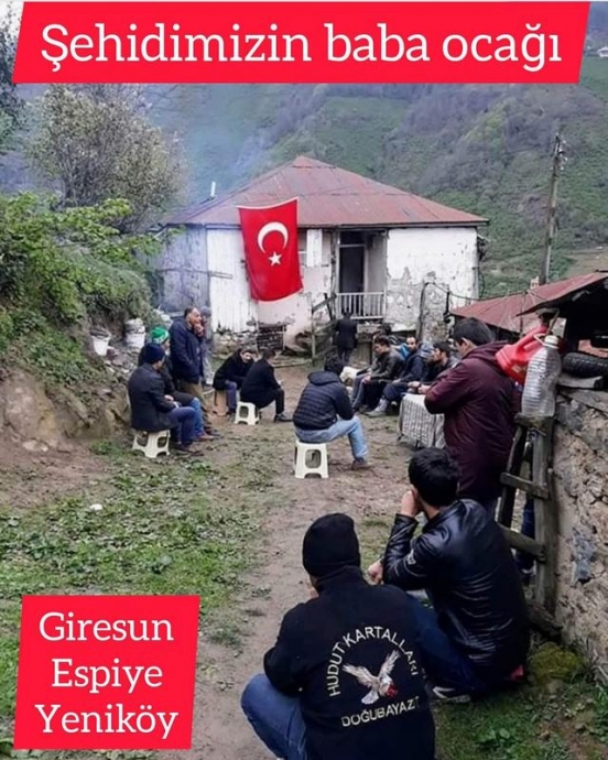 şehit murat şahin in giresun daki evi