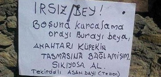 hırsız denince hemen onun adı gelir