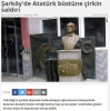 atatürk büstüne çirkin saldırı / #1668780