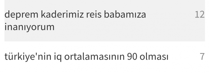 başlıkları alt alta okumak