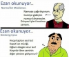 ezan okununca düzgün oturan kimse / #2060556