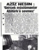 gerçek müslümanlar atatürk ü sevmez / #1932035